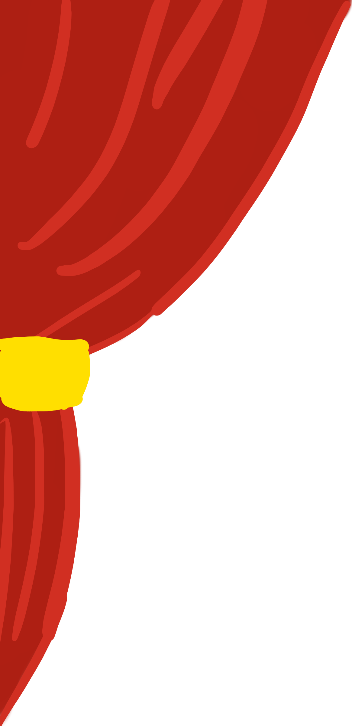 Vorhang einer Bühne